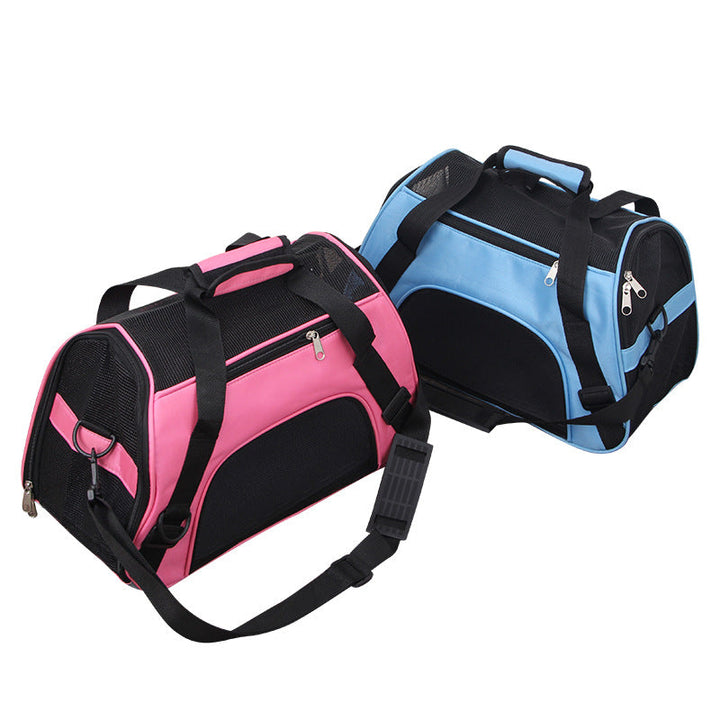 Travel in Style with Our Pet Portable Mesh Travel Carrier Bag