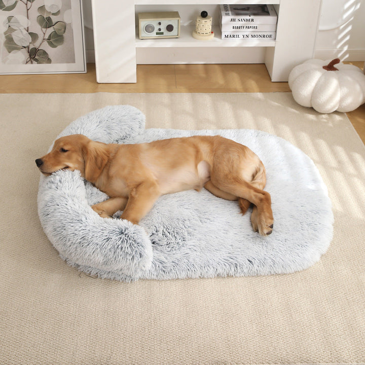Create a Cozy Retreat for Your Furry Friend with the Warm Plush Pet Bed Cushion House