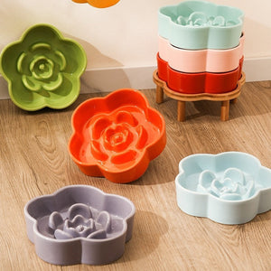 Transform Your Pet's Mealtime with Our Ceramic Pet Slow Feeding Bowl