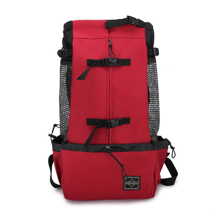 Elevate Your Travel Experience with Our Pet Double Shoulder Backpack Travel Carrier Bag